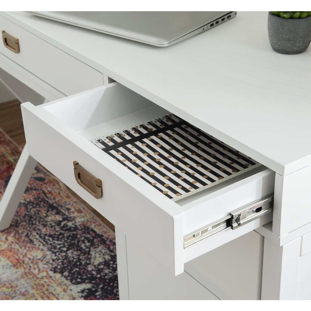 Peggy Side Storage Desk White. Picture 6