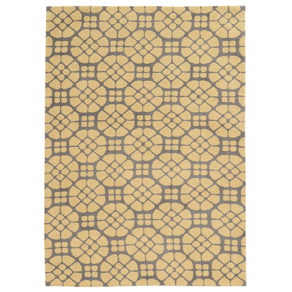 Geo Lynette Grey & Butter 5x7, Rug. Picture 1