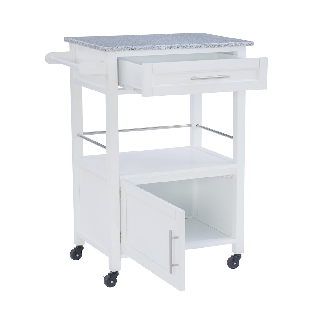 Mitchell Kitchen Cart With Granite Top. Picture 1