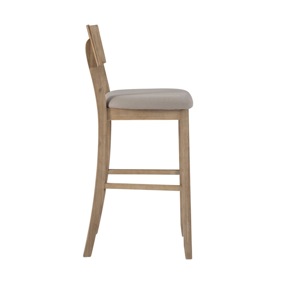 Jordan 30 In Gray Wash Bar Stool. Picture 5