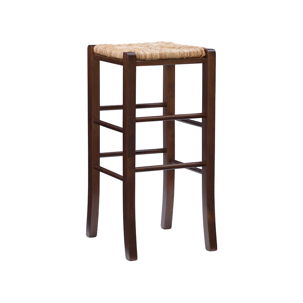 Gianna Backless Barstool Walnut Set Of 2. Picture 1