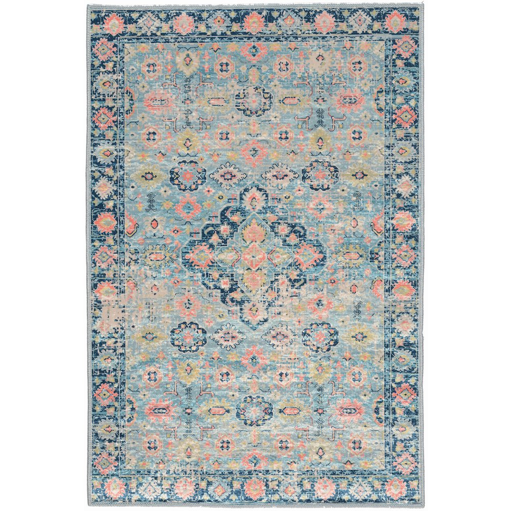 Emerald Canton Blue & Ivory 2.2x3.2, Rug. Picture 1