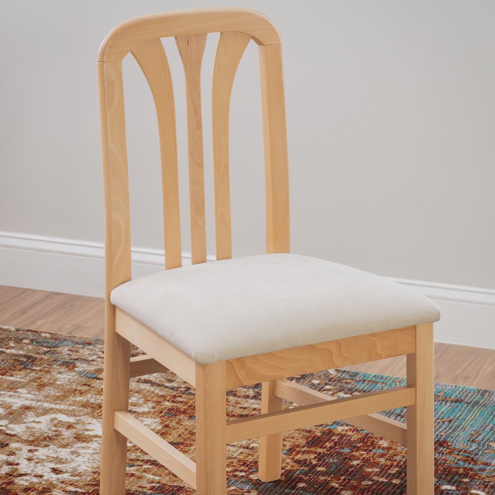 Pamela Chair Natural Gray Set of 2. Picture 6