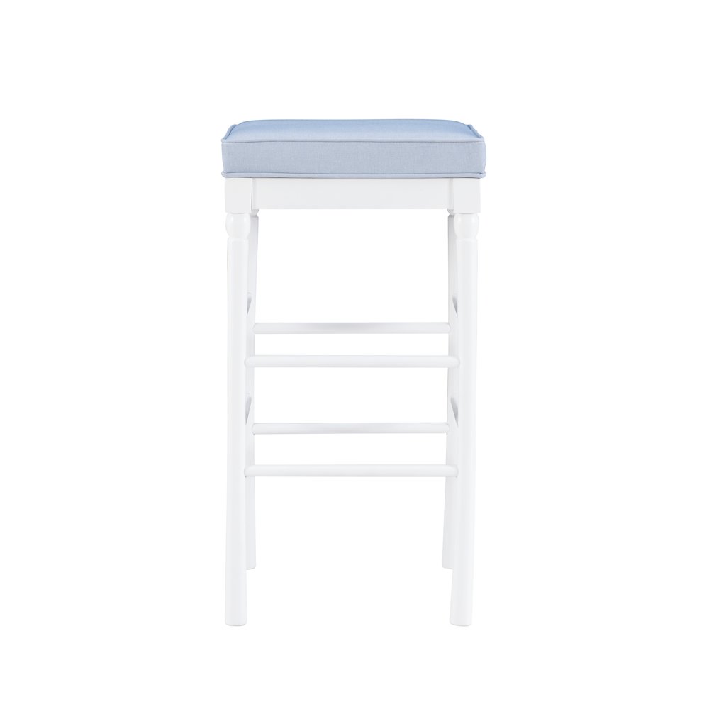 Dehart Barstool White Set Of 2. Picture 2
