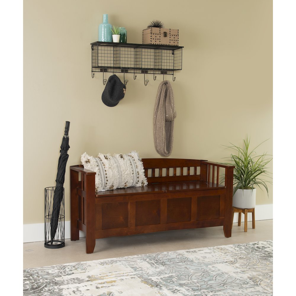 Split Seat Storage Bench. Picture 3