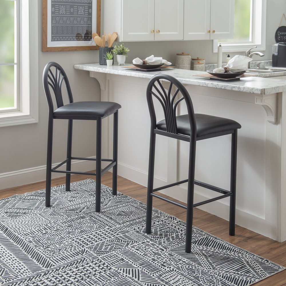Thayer Barstool Black Set Of 2. Picture 2