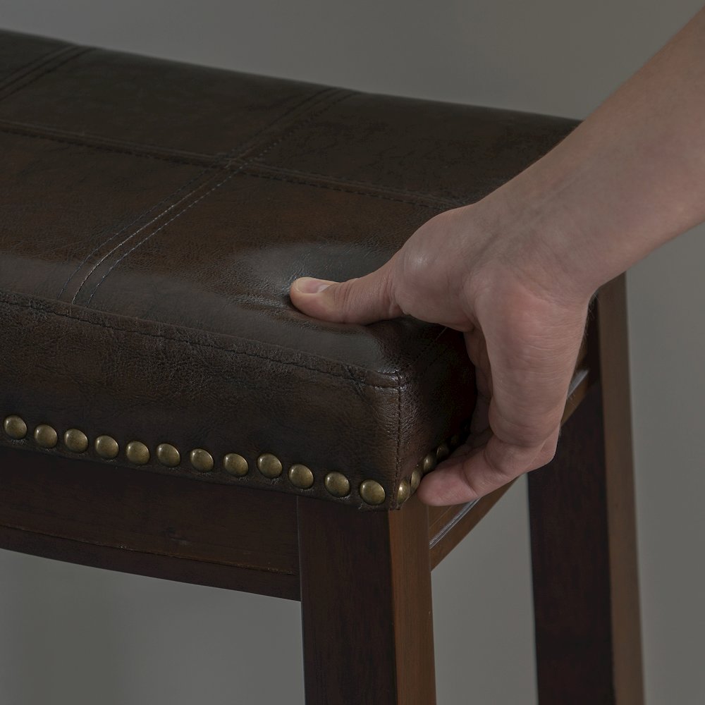 Claridge Brown Counter Stool. Picture 6