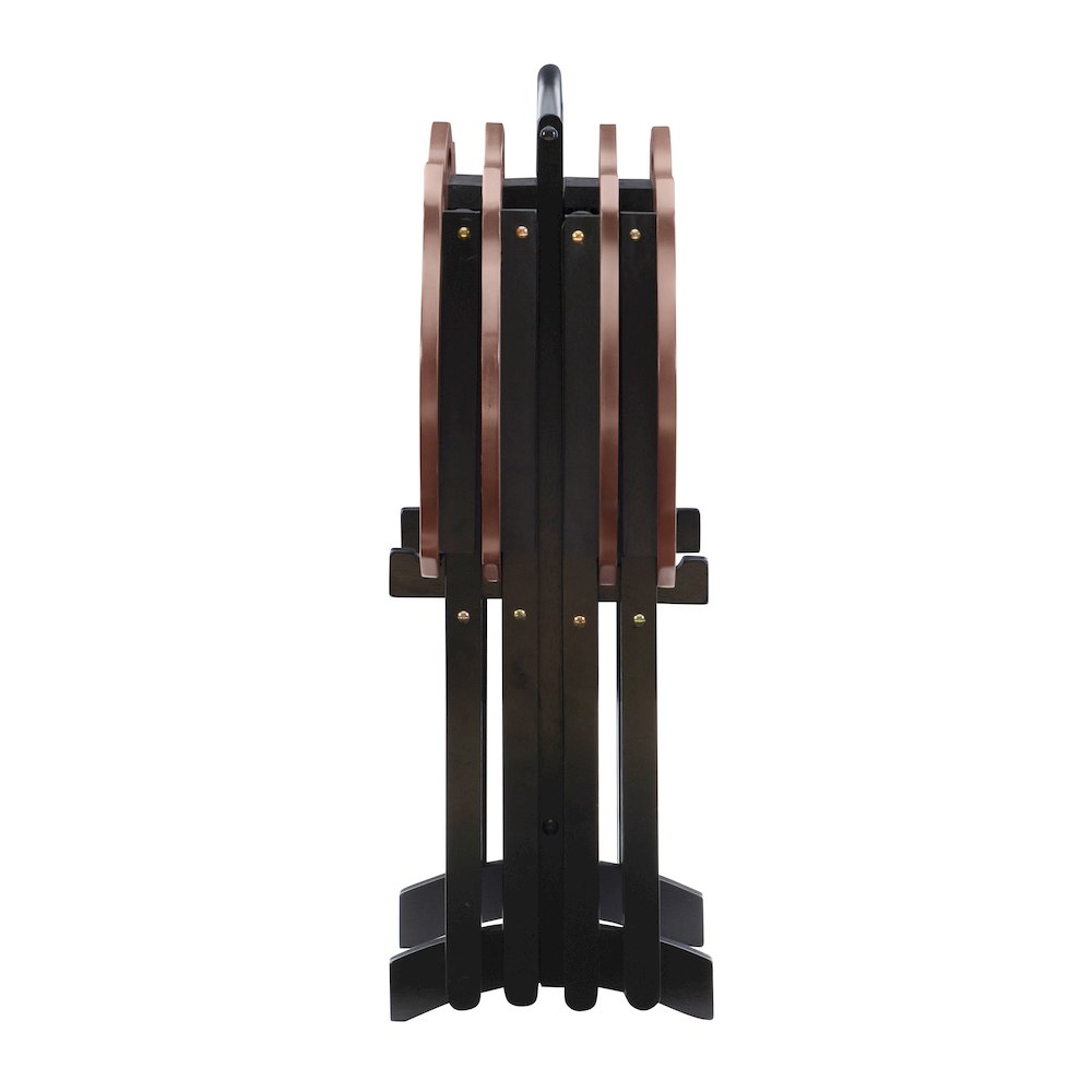 Serpentine Black Tray Table. Picture 8