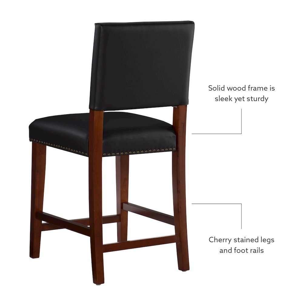 Brook Counter Stool Black. Picture 8