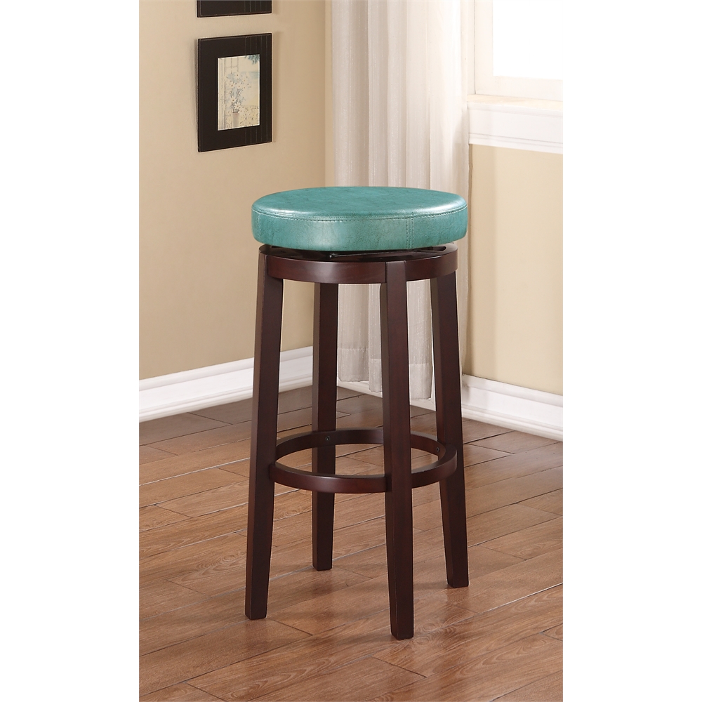 Maya Teal 29 Inches Bar Stool. Picture 2