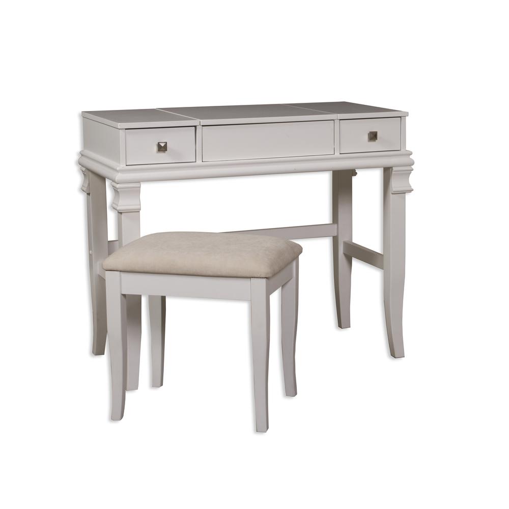 Angela White Vanity Set. Picture 2