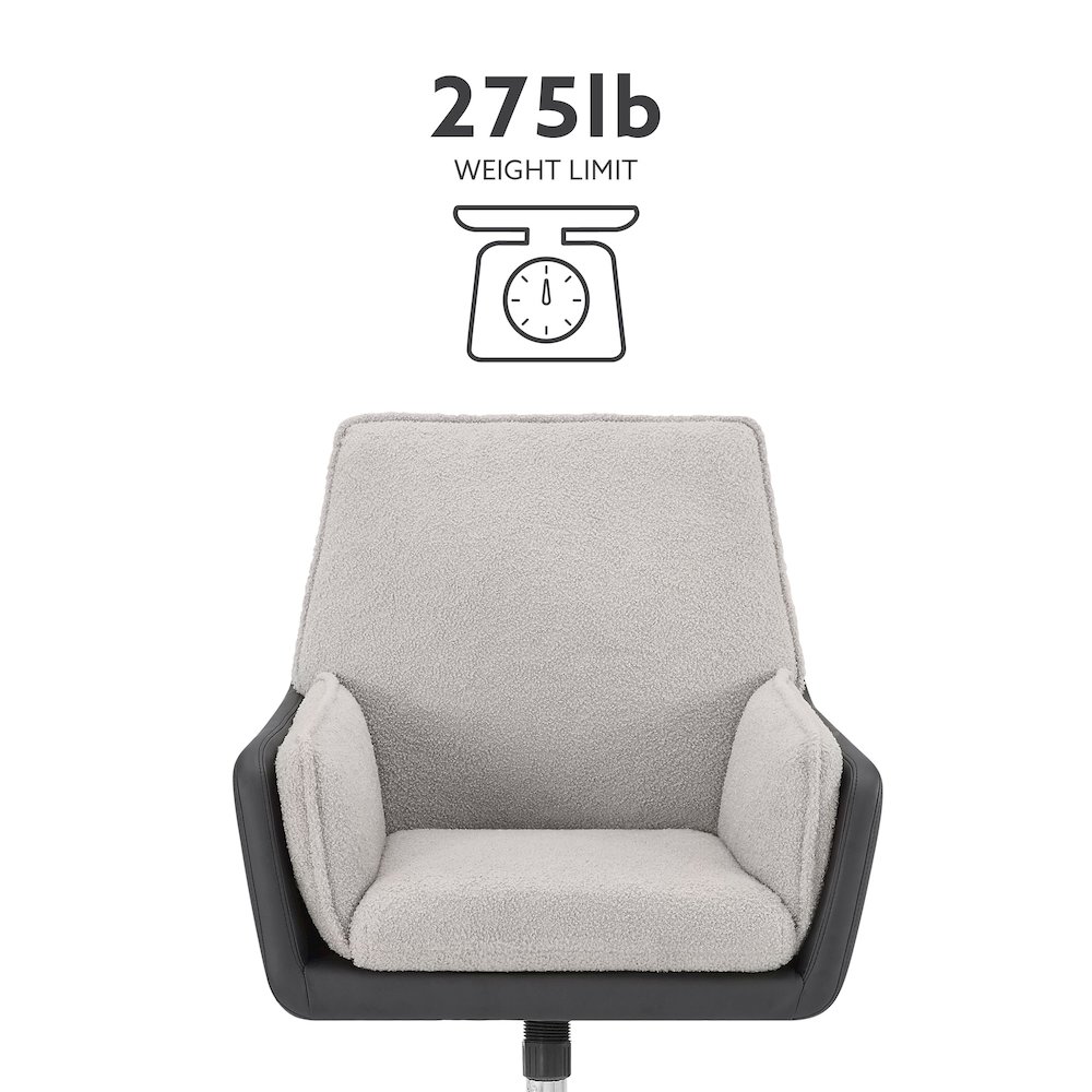 Mabry Swivel Chair Black Grey. Picture 15