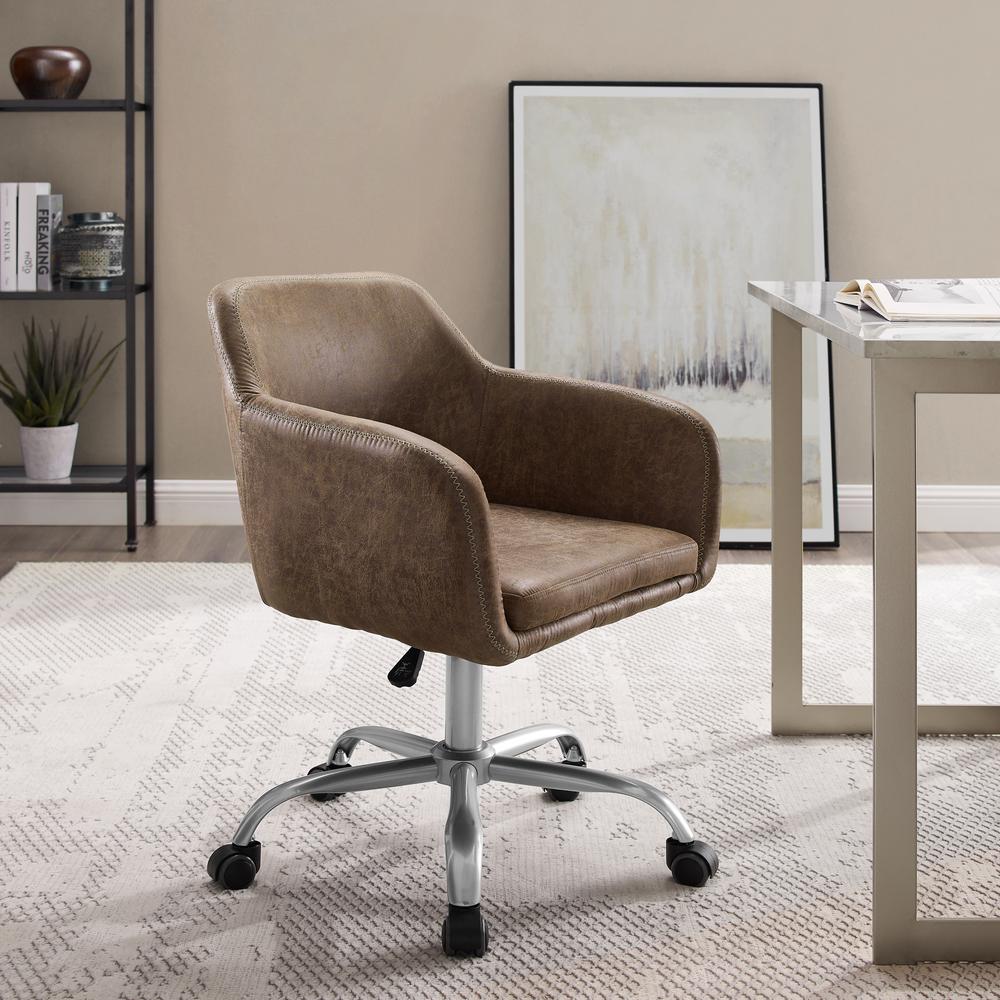Rylen Office Chair, Brown. Picture 5