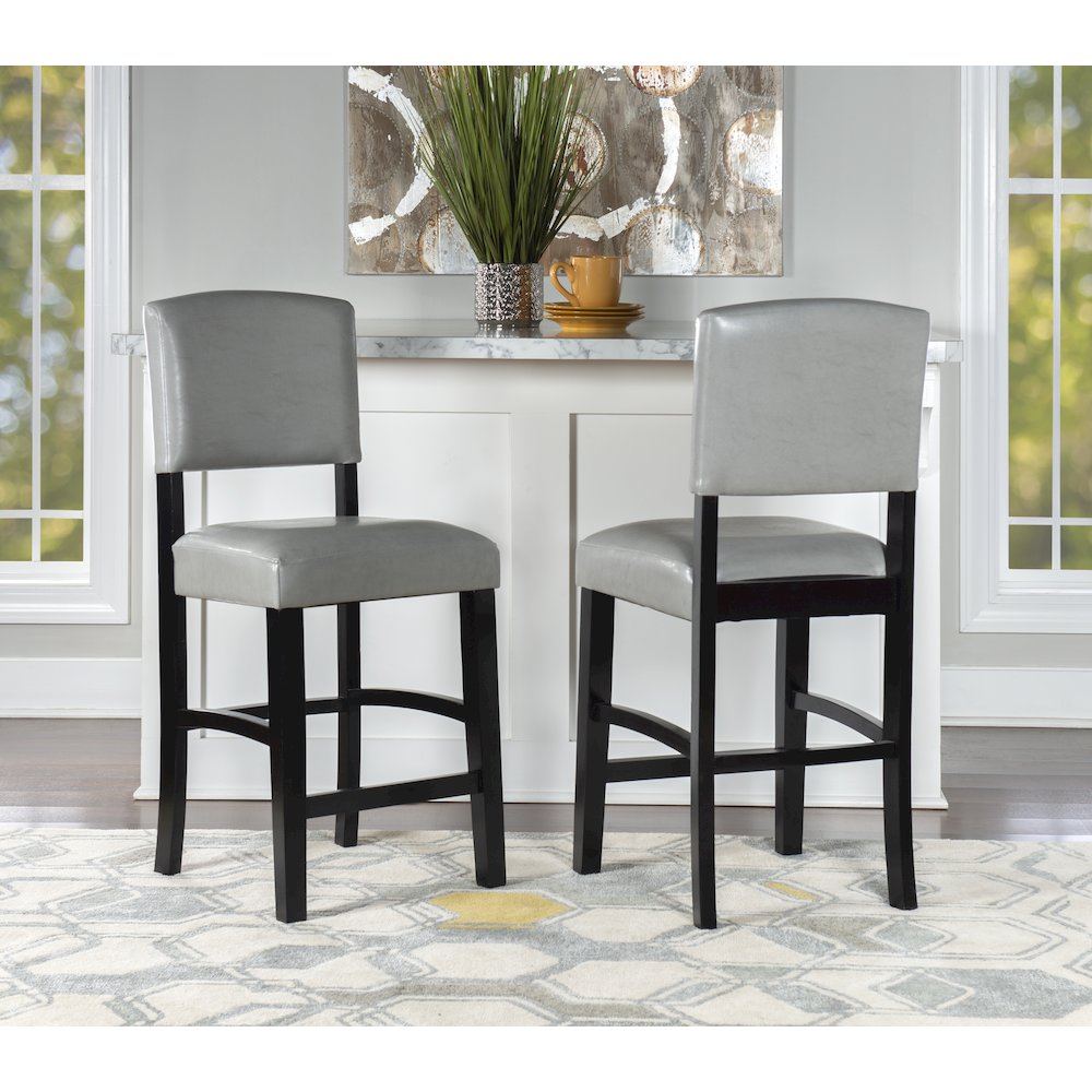 Monaco Counter Stool Gray. Picture 2