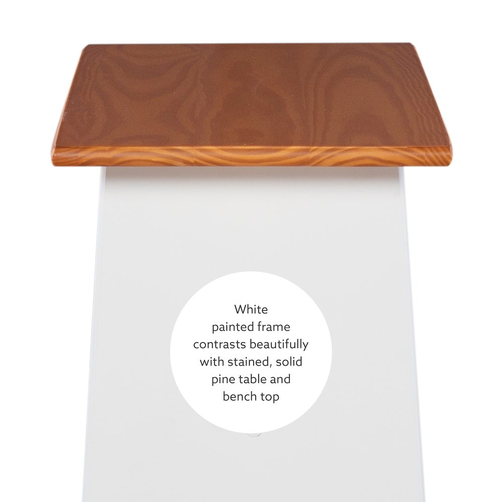 Ardmore Nook White With Pine Accents. Picture 14