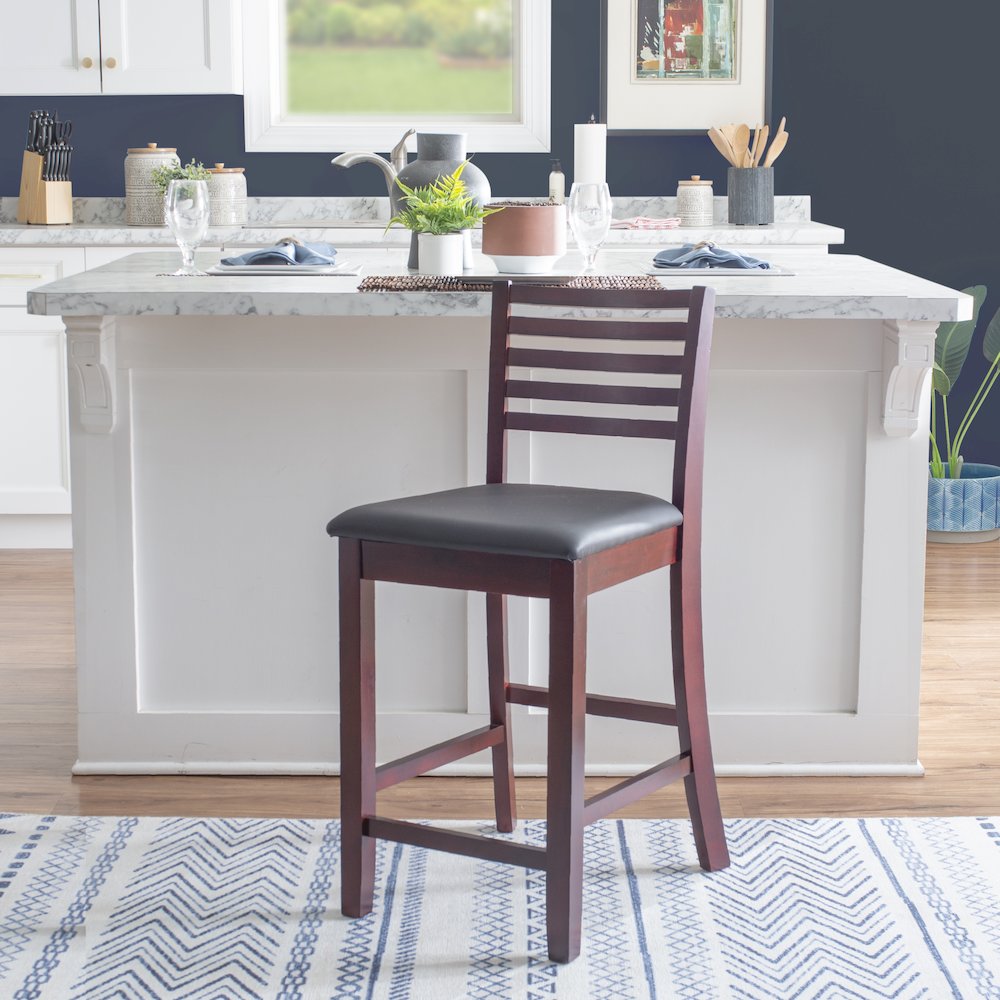 Triena 24 In Ladder Counter Stool. Picture 3