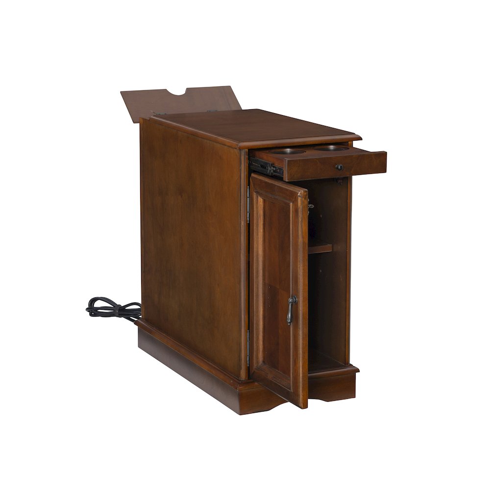 Butler Hazelnut Accent Table. Picture 1