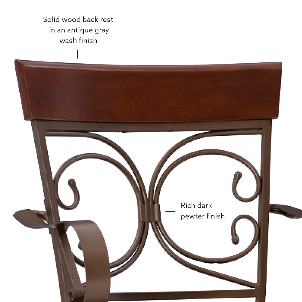 Beeson Big And Tall Counter Stool Arm. Picture 12