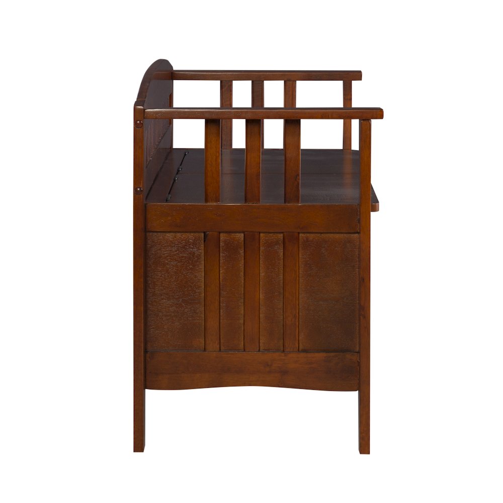 Split Seat Storage Bench. Picture 6