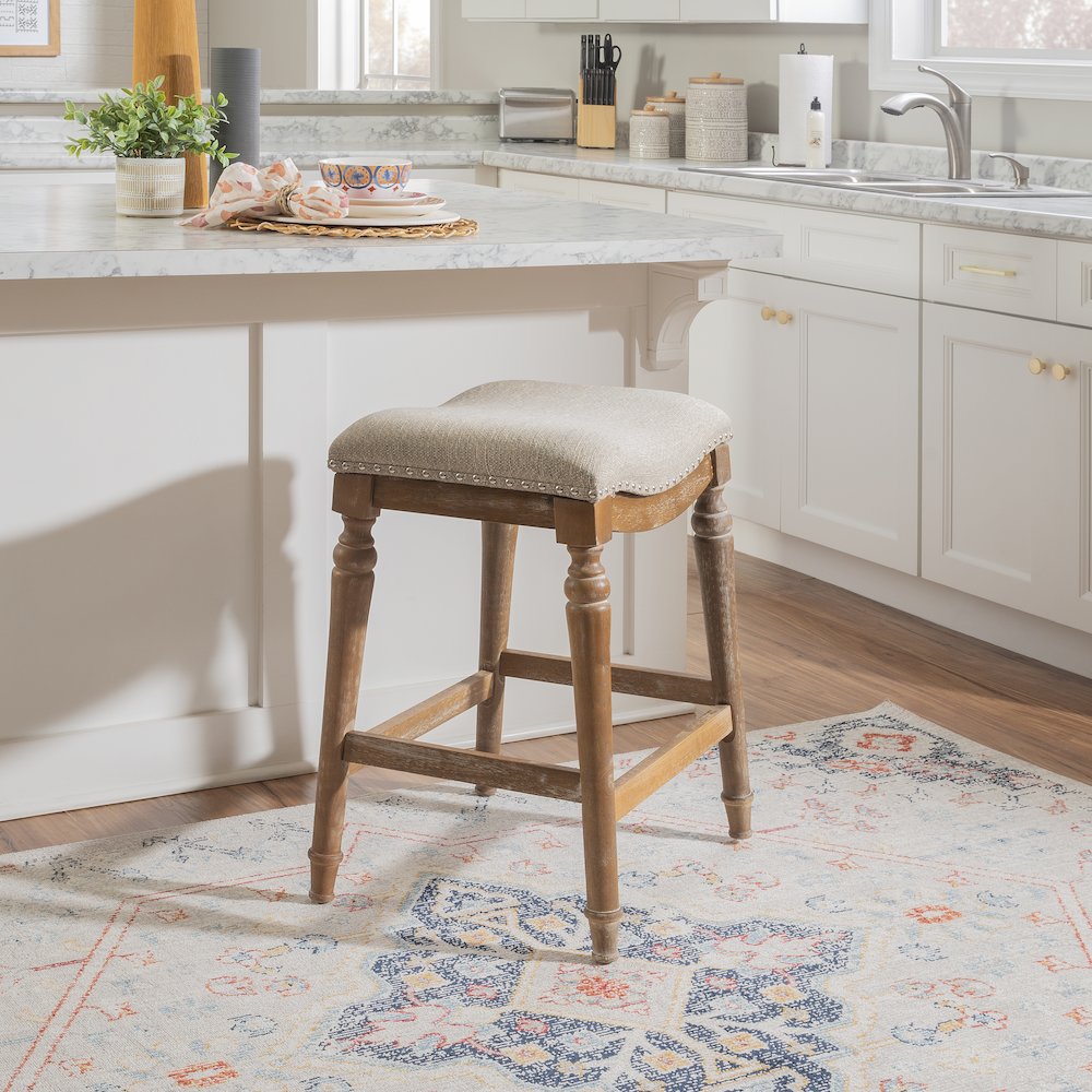 Hayes Counter Stool Brown. Picture 3