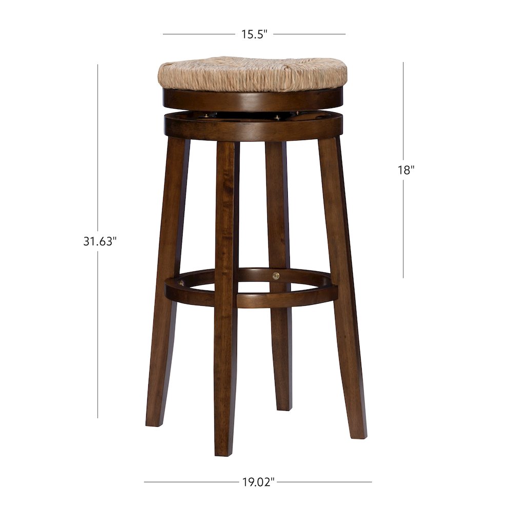 Morgan 31 in Barstool Walnut. Picture 8