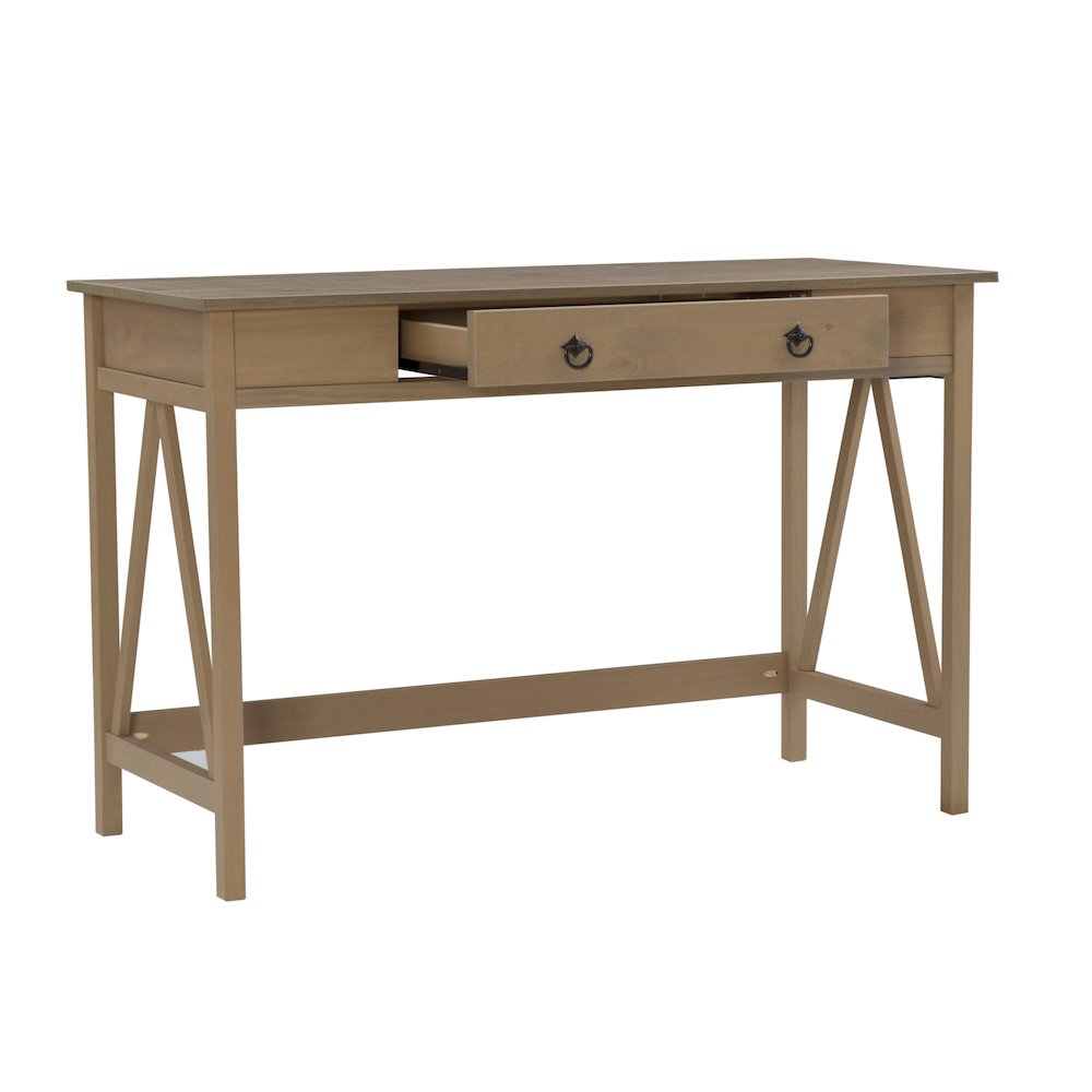 Titian Driftwood Desk. Picture 1