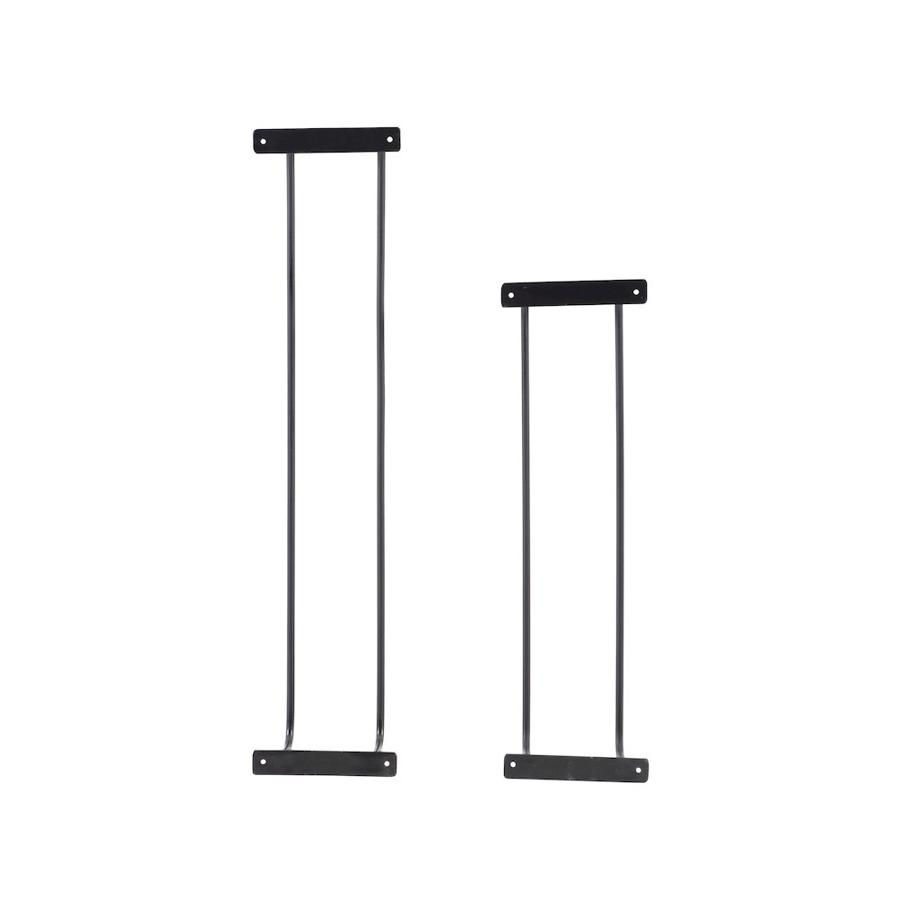 Triston Metal Towel Rack 2Pk Black. Picture 8