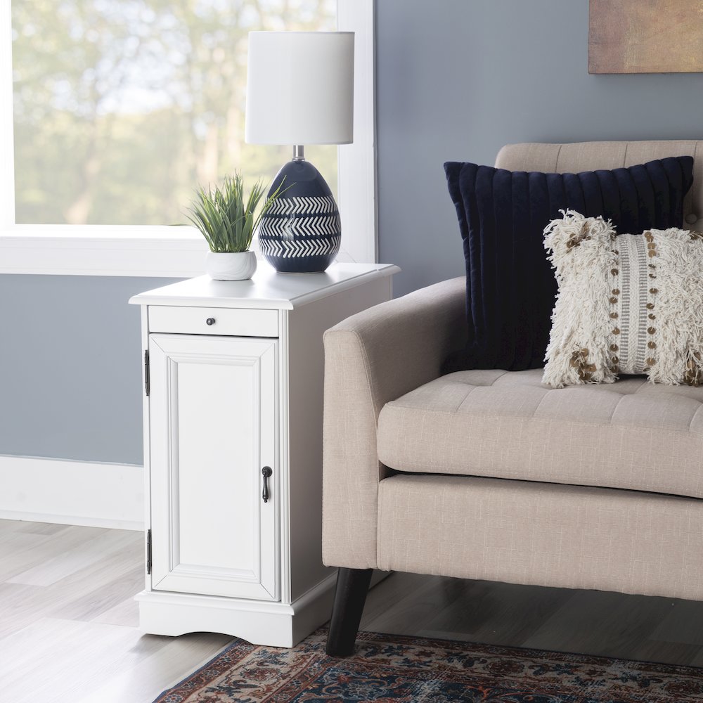 Butler White Accent Table. Picture 3
