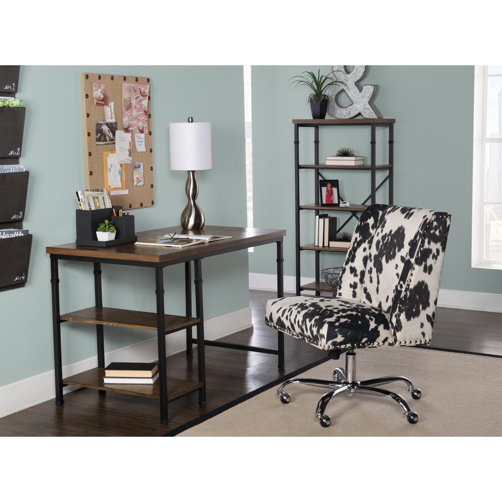 Austin Two Shelf Desk. Picture 1