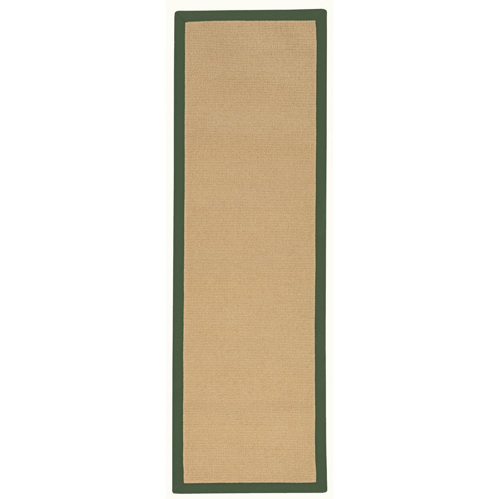 Athena Sisal & Green 2.6x8, Rug. Picture 1