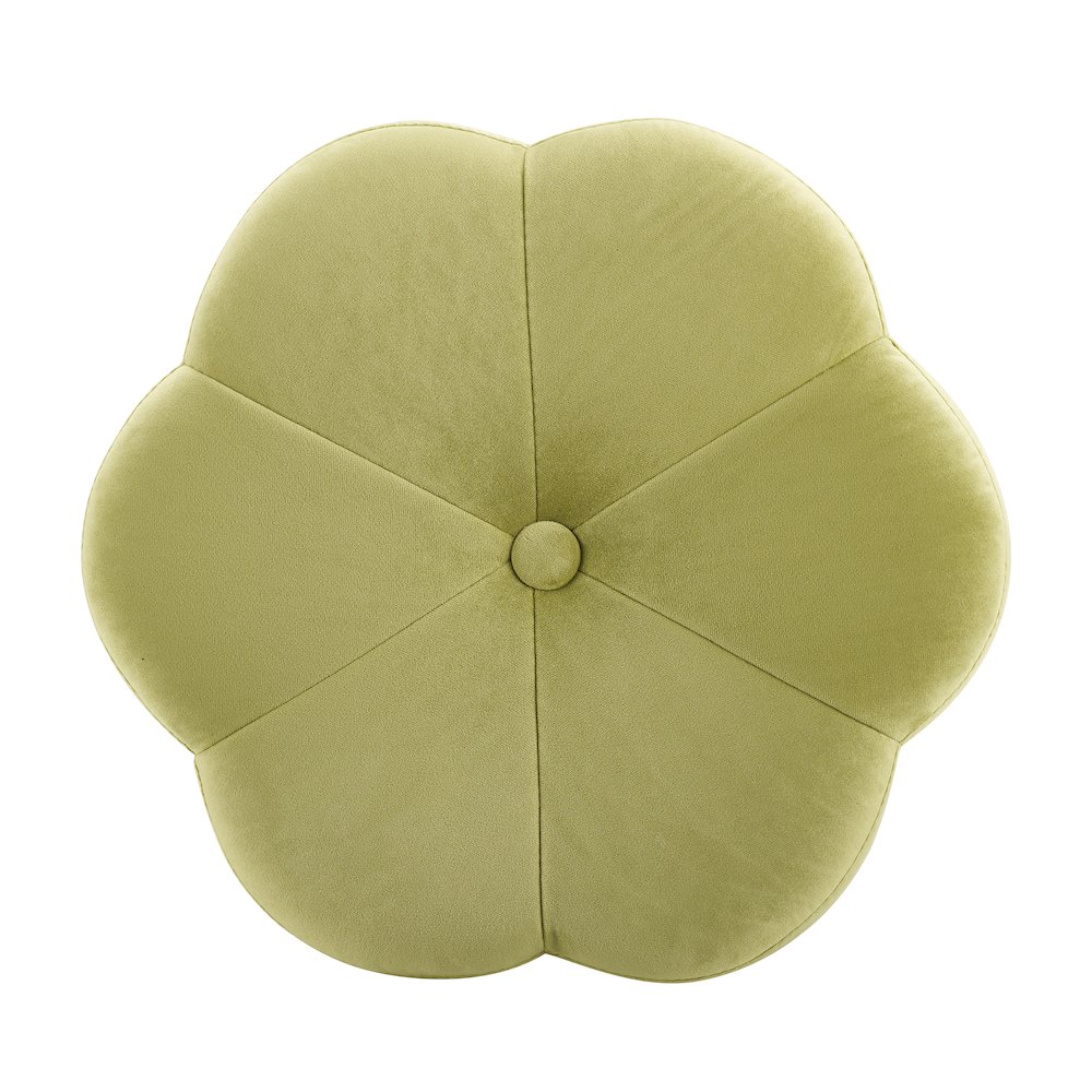 Seraphina Accent Vanity Stool, Green. Picture 5