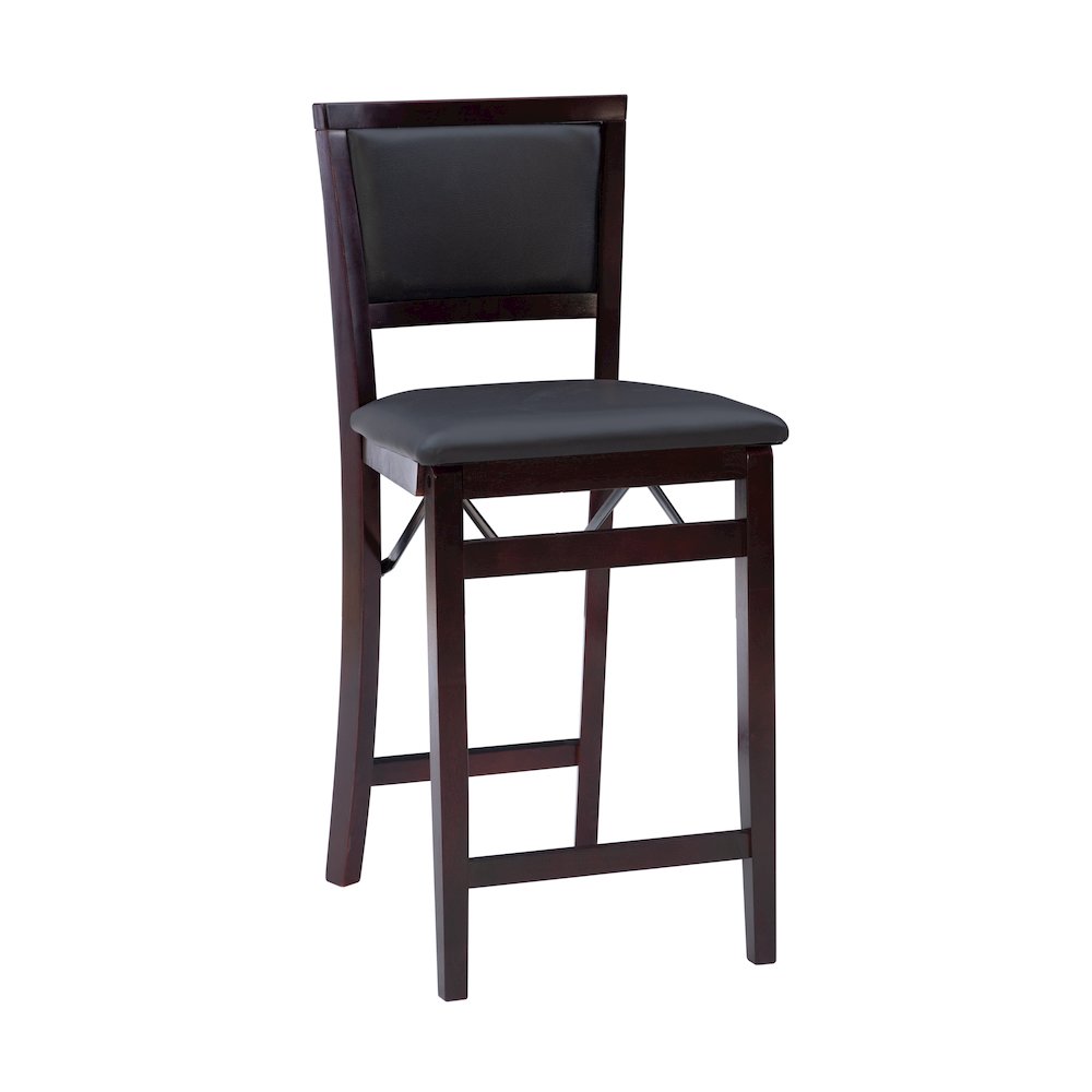 Triena 24 In Pad Back Folding Counter Stool. Picture 8
