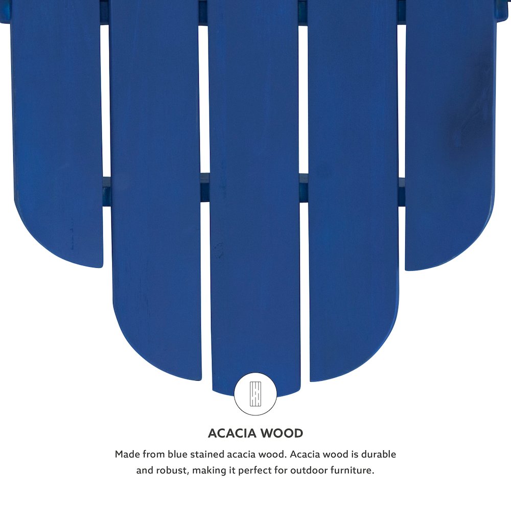 Adirondack Chair Blue. Picture 9