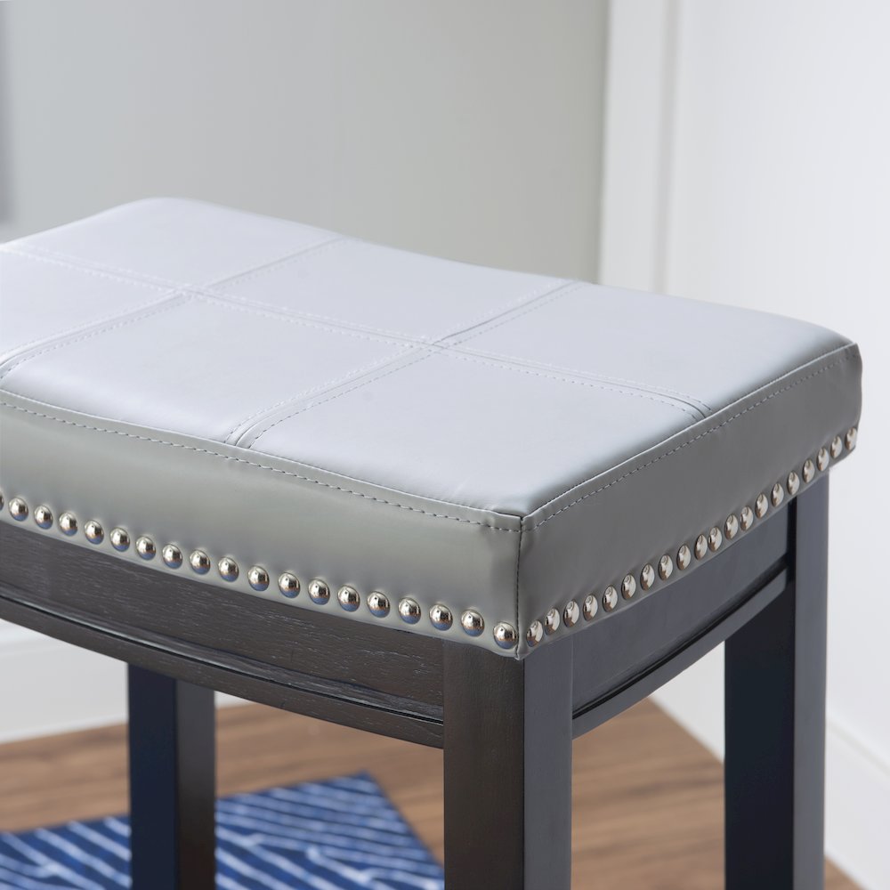 Claridge Gray Bar Stool. Picture 5