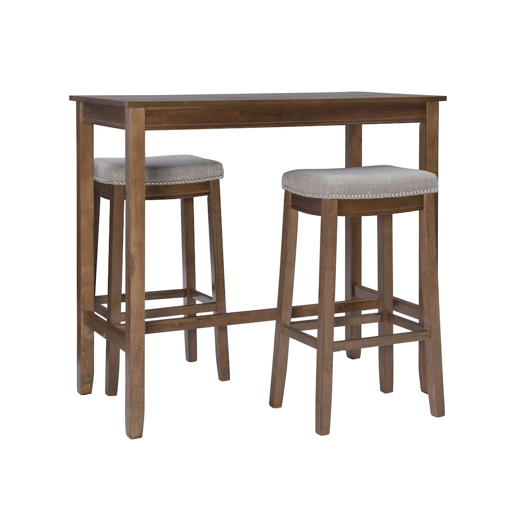 Claridge 3Pc Bar Set Rustic. Picture 1