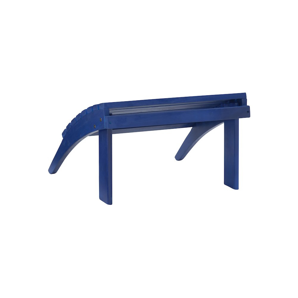 Adirondack Ottoman Blue. Picture 7