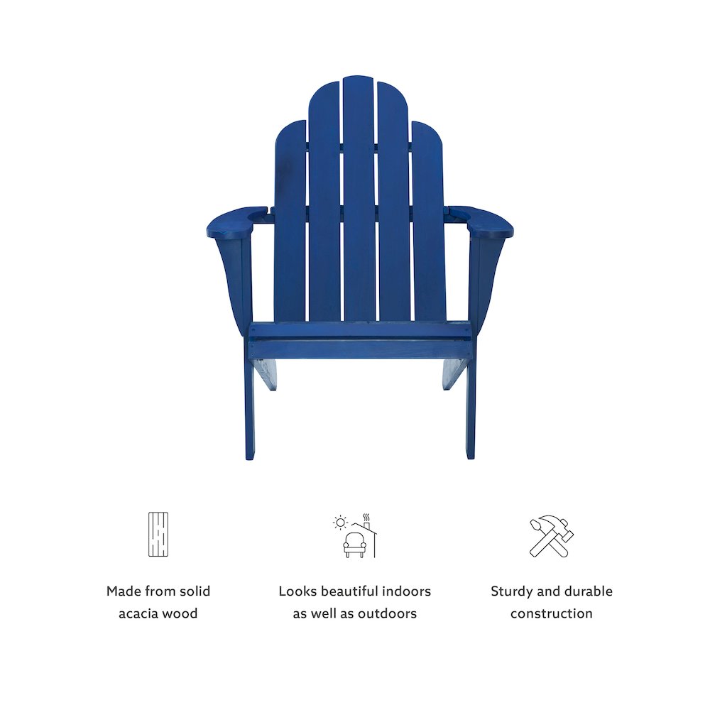 Adirondack Chair Blue. Picture 13