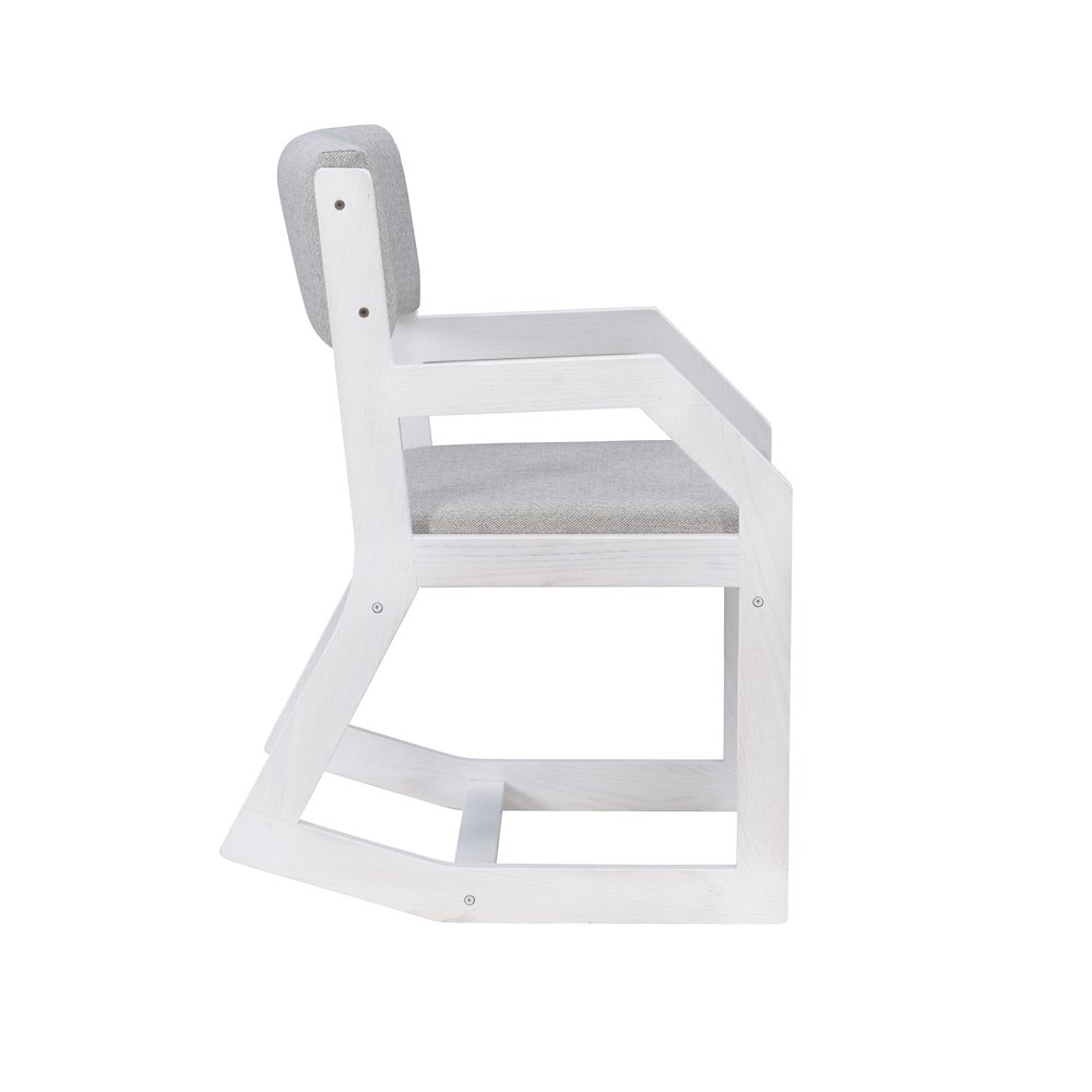 Robin 2 Position Sled Base Chair White. Picture 6