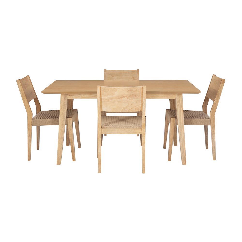 Cadence 5Pc Dining Set Natural. Picture 3