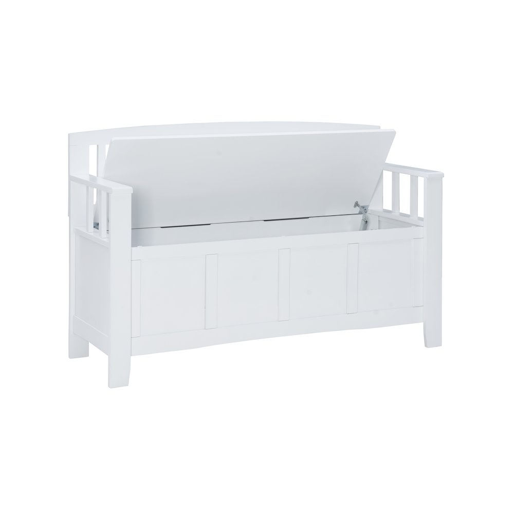 Cynthia Storage Bench White. Picture 1