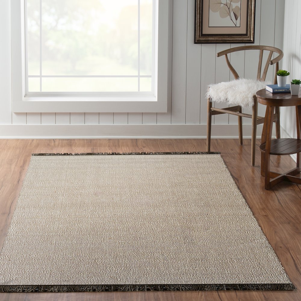 Verginia Berber Natural & Ivory 5.3x7.6, Rug. Picture 1