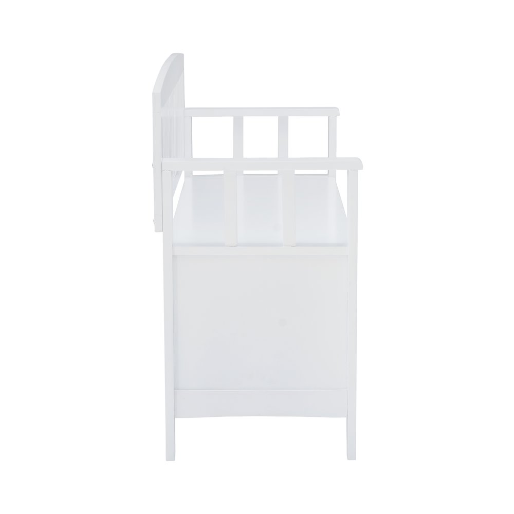 Cynthia Storage Bench White. Picture 7