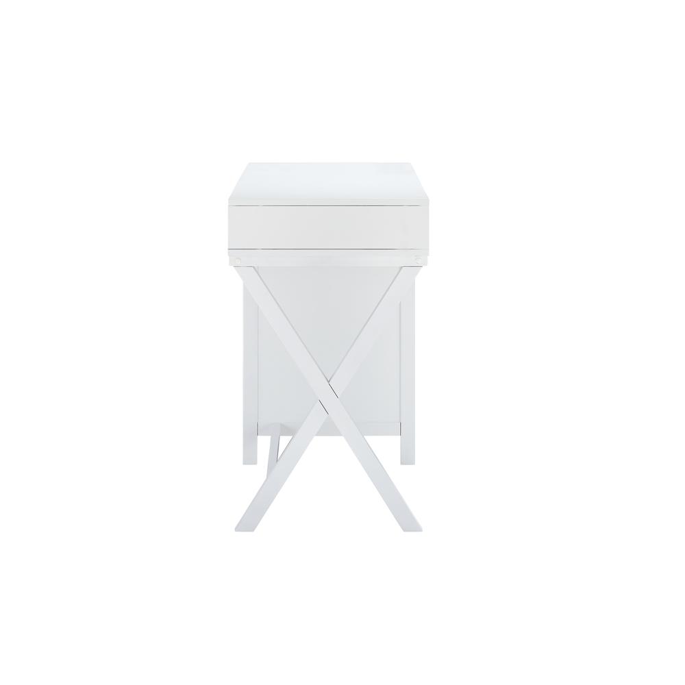 Peggy Side Storage Desk White. Picture 3