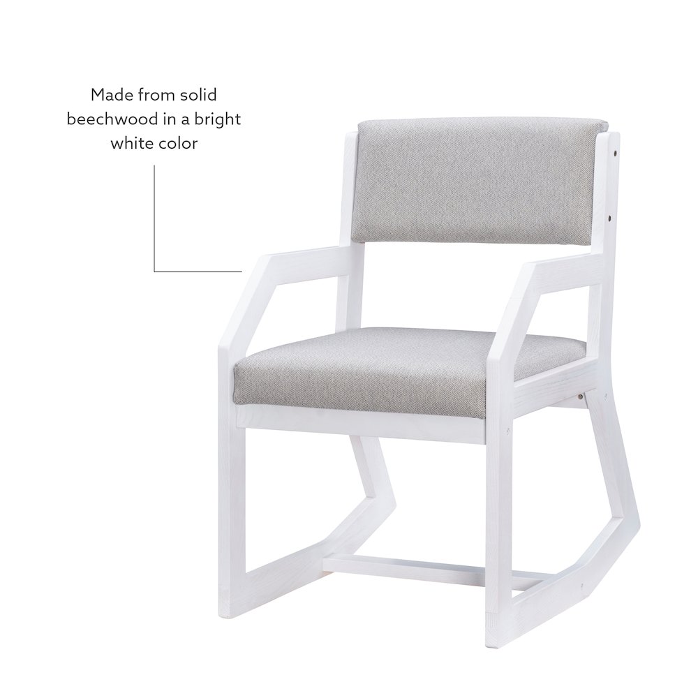 Robin 2 Position Sled Base Chair White. Picture 11