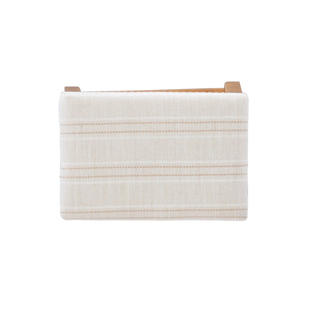 Claridge  Linen Striped Counter Stool. Picture 8