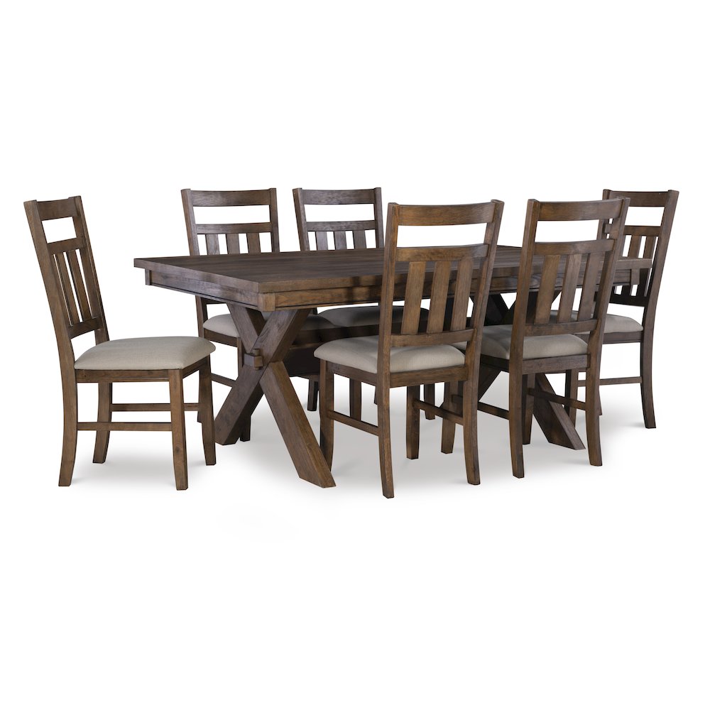 Turino Rustic Umber 7 PC Dining Set. Picture 7