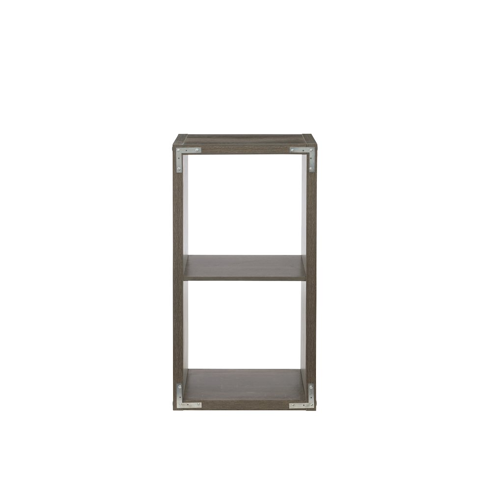 Galli 2 Cubby Storage Cabinet Grey. Picture 10