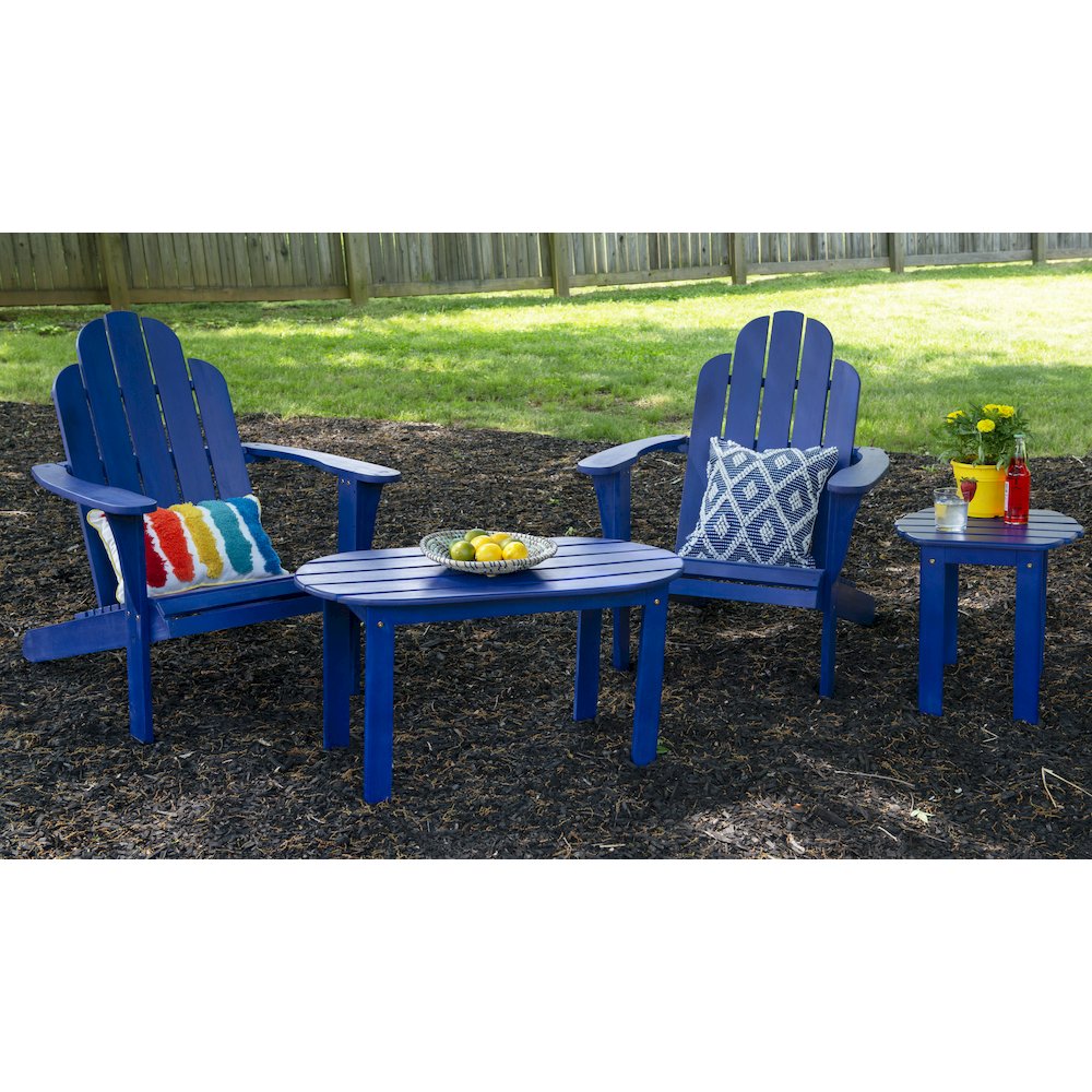Adirondack Coffee Table Blue. Picture 2