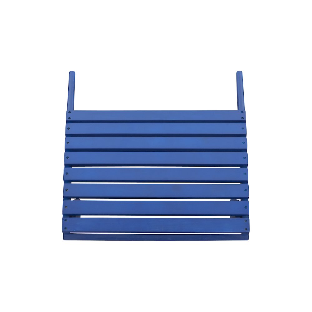 Adirondack Ottoman Blue. Picture 4