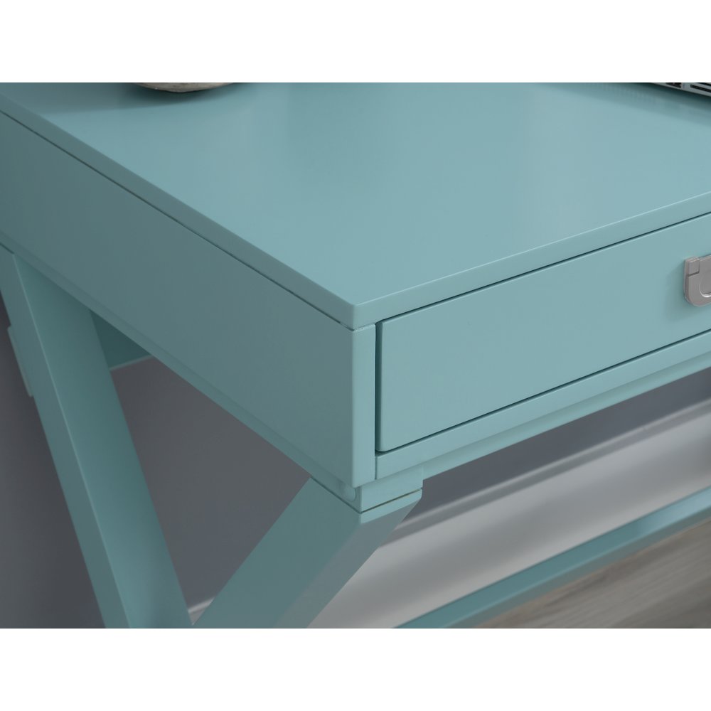 Peggy Blue Writing Desk. Picture 6